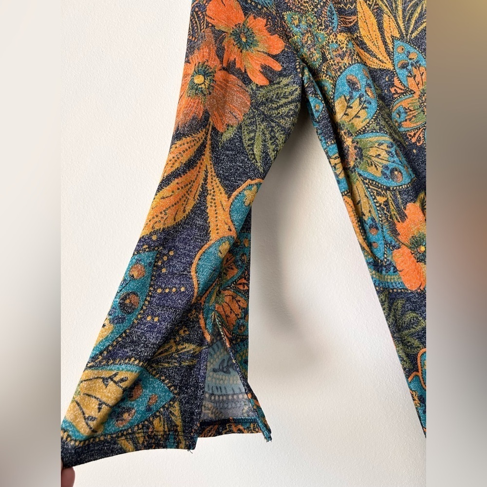 Attitudes by Renee Multicolor Floral Asymmetrical Blouse - Picture 4 of 6